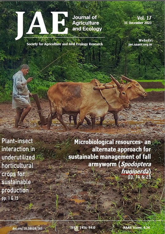 					View Vol. 17 (2023): Journal of Agriculture and Ecology
				